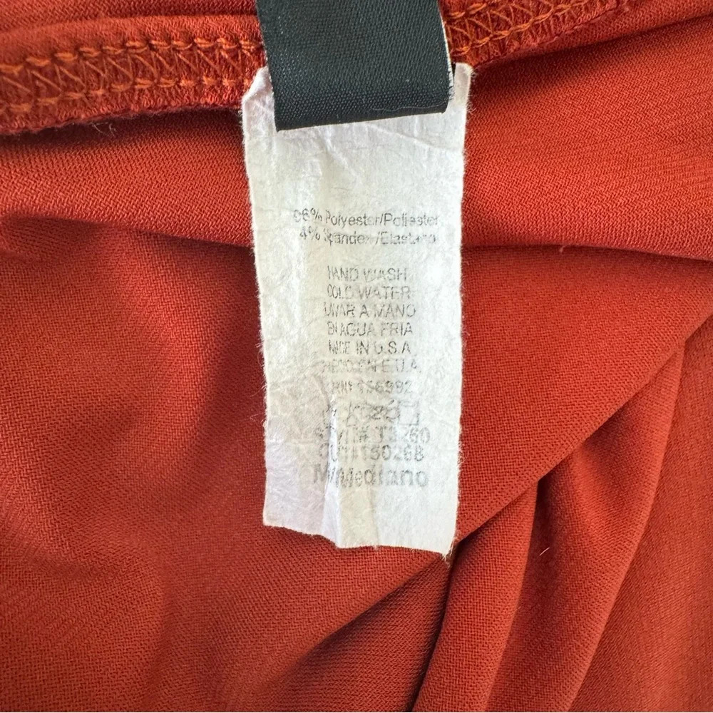 Windsor Orange/red bandeau with removable front tie - Picture 6 of 6